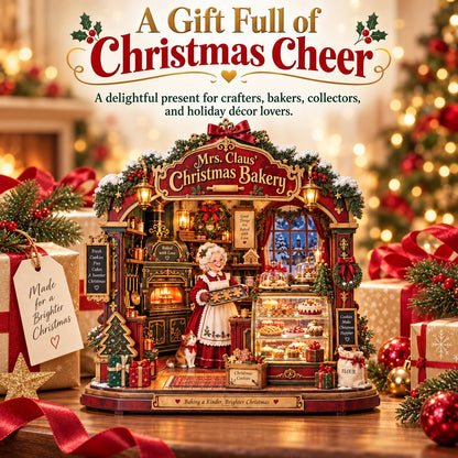 🎄 Mrs. Claus Christmas Bakery DIY Shadow Box Kit🎄