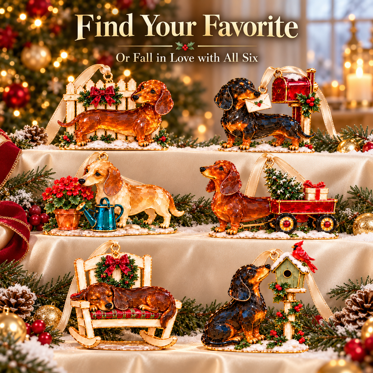 Dachshund Christmas Ornaments – 6 Heartwarming Holiday Designs for Dog Lovers
