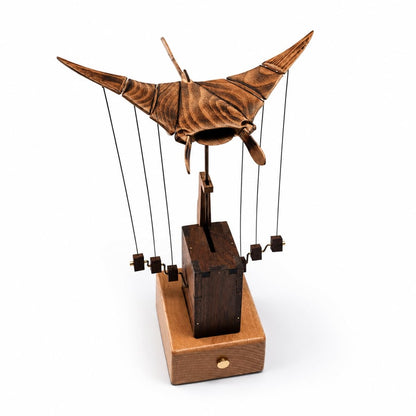 🌊Handcrafted Wooden Ocean Animal Mechanical Model