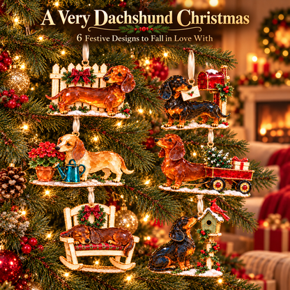 Dachshund Christmas Ornaments – 6 Heartwarming Holiday Designs for Dog Lovers