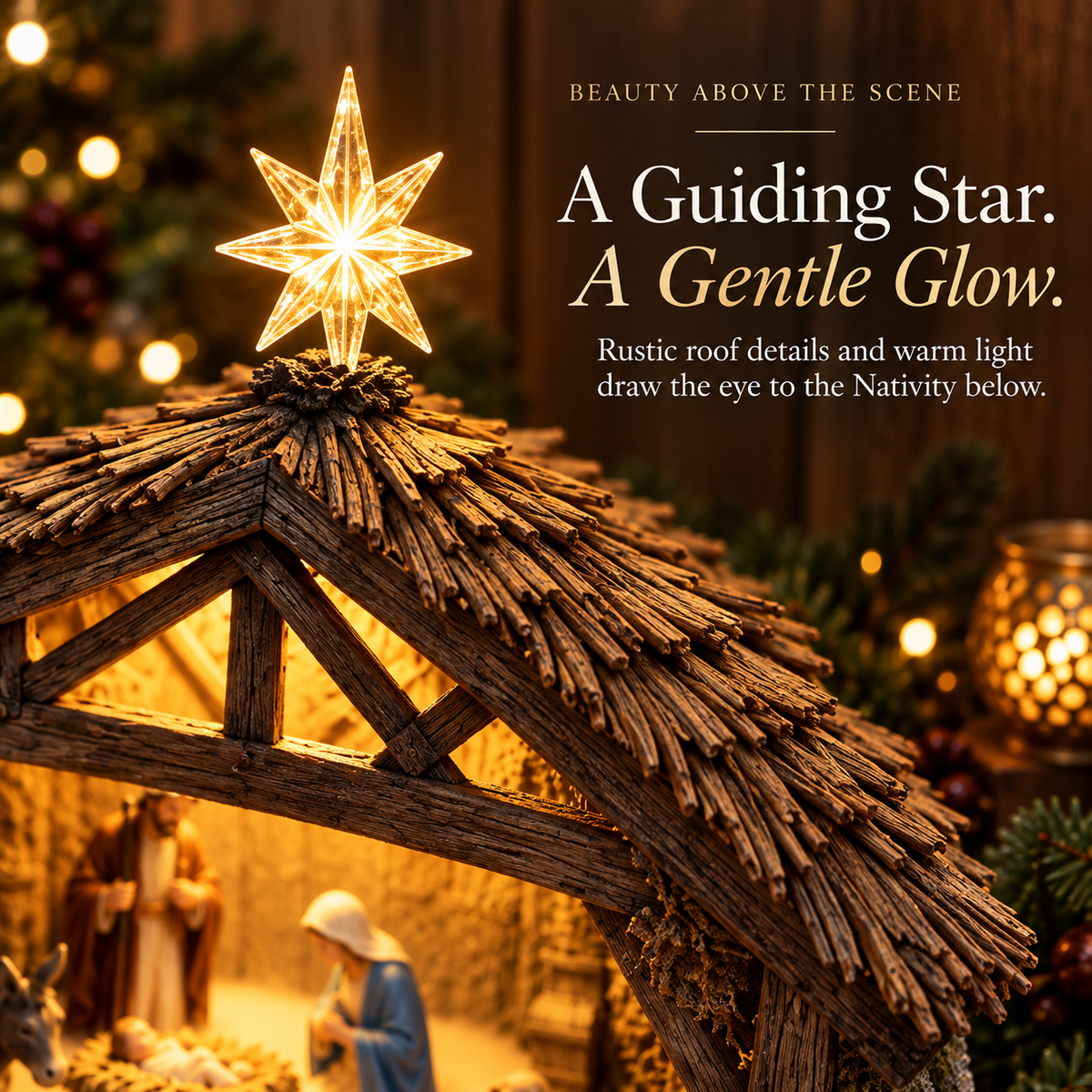 Bethlehem Glow – Lighted Nativity Mist Diffuser