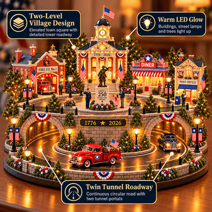 🇺🇸 America 250 Hometown Heroes – Lighted Veterans Tribute Village