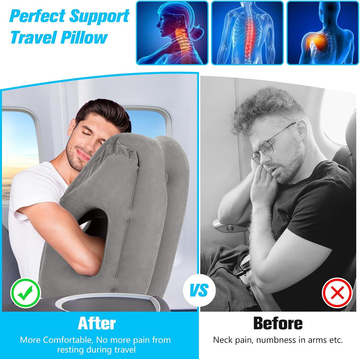 Rewondah Inflatable Travel Pillows