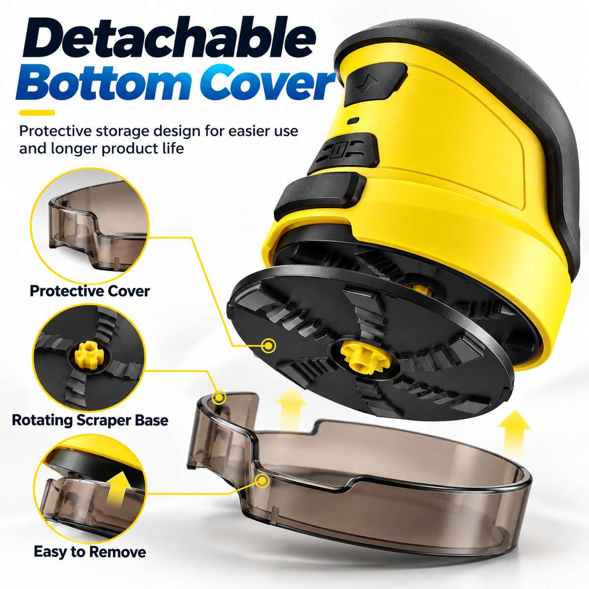 🚗❄️ Cordless Electric Ice Scraper – Fast & Easy Windshield Snow Removal