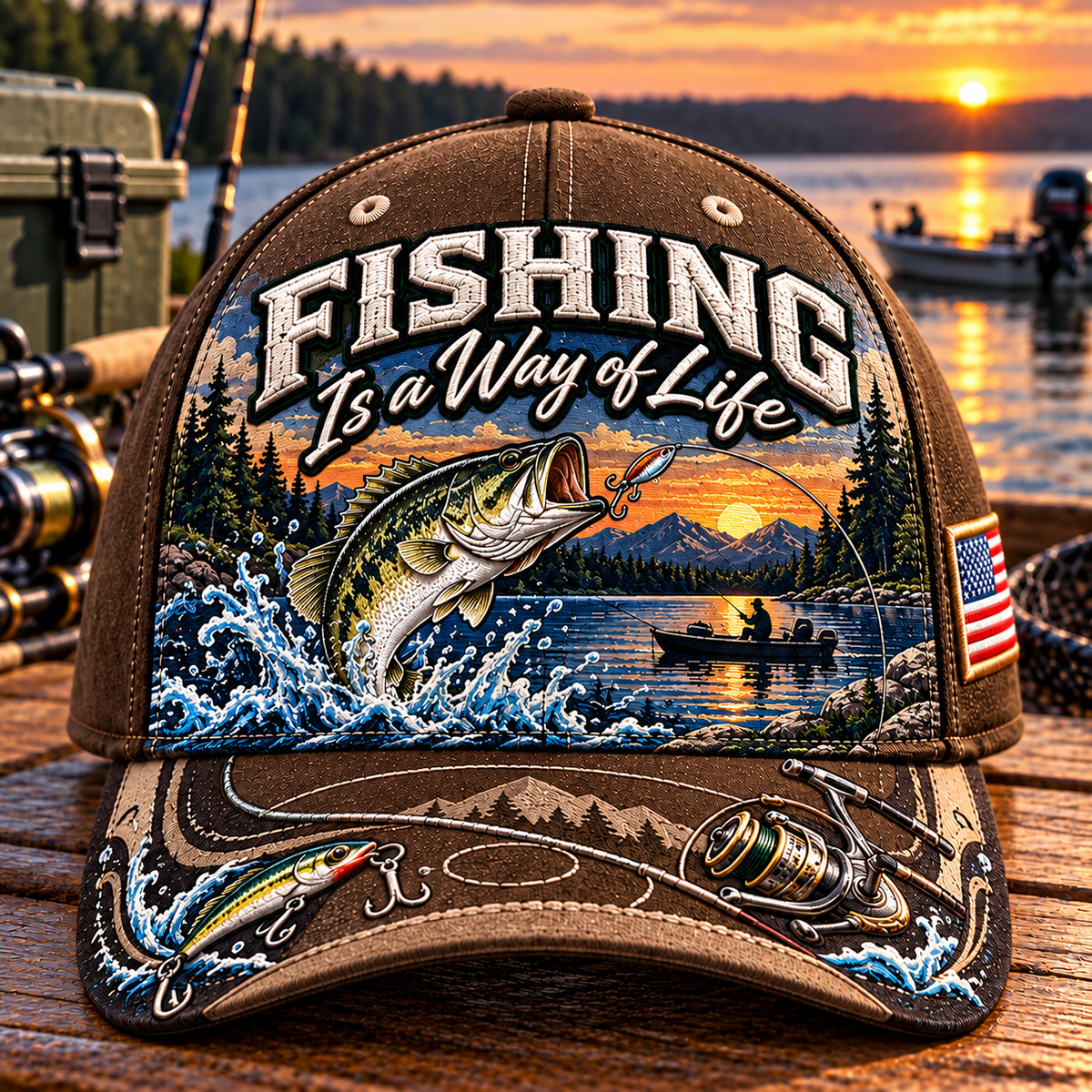 🇺🇸 Last Day Promo: 49% OFF🎣Fishing Is a Way of Life Baseball Cap