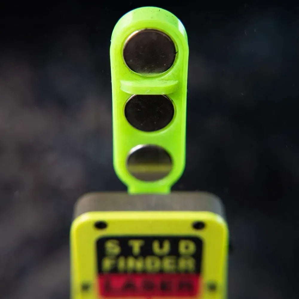 Magnetic Stud Finder with Laser Guide – Wall Stud Locator for Baseboards, Shelves & Picture Frames