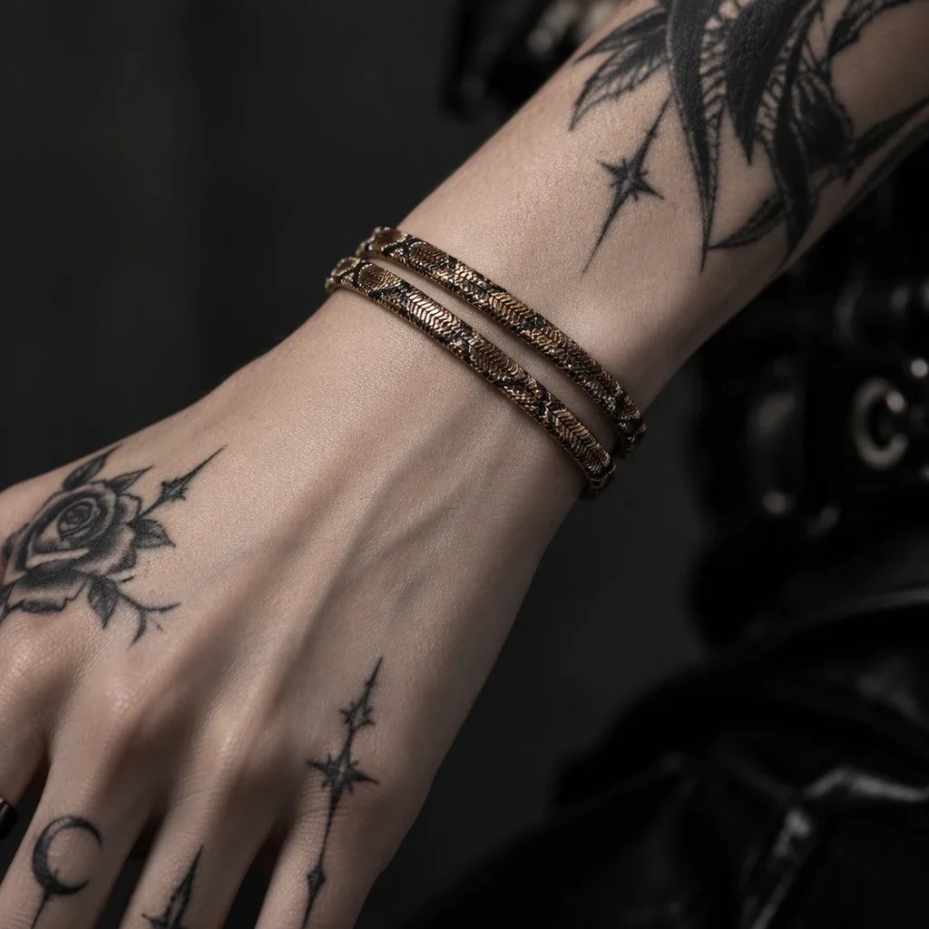 🐍Serpent Statement Necklace – A Symbol of Mystery & Power✨