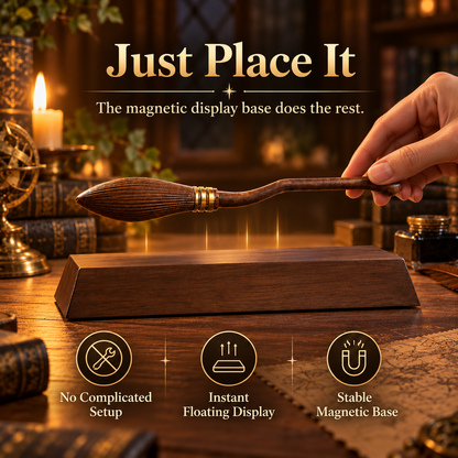The Wizard’s Broom – Magnetic Levitation Pen & Fantasy Desk Decor