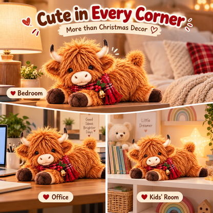 Fluffy Highland Cow Tissue Box Holder
