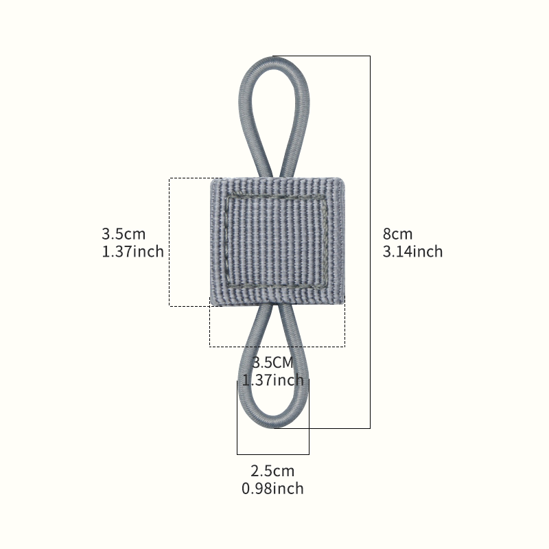 Tactical Dual-Loop Gear Retainer Clips – Lightweight Multi-Purpose Accessory Holder for Backpacks