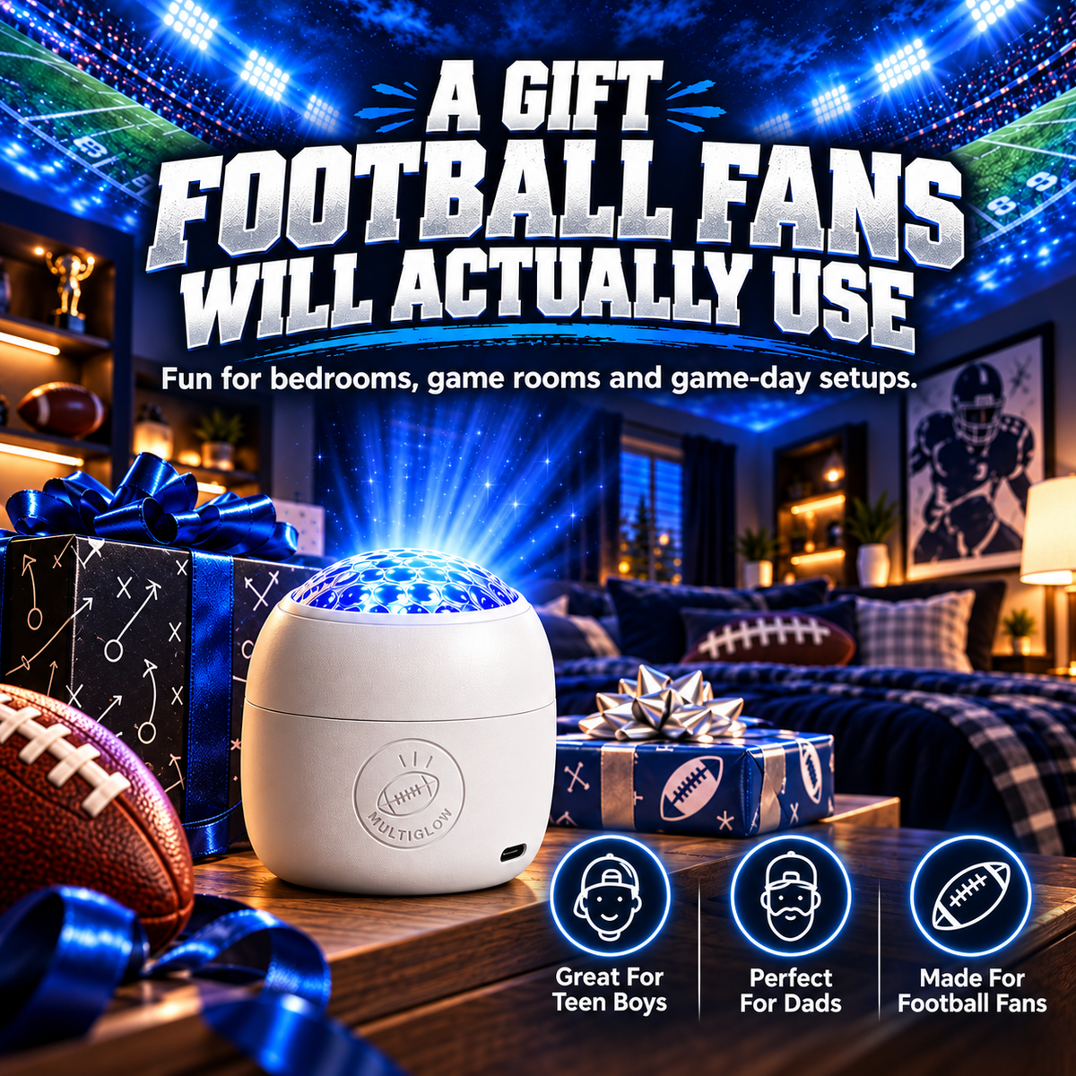 Football projector gift for football fans