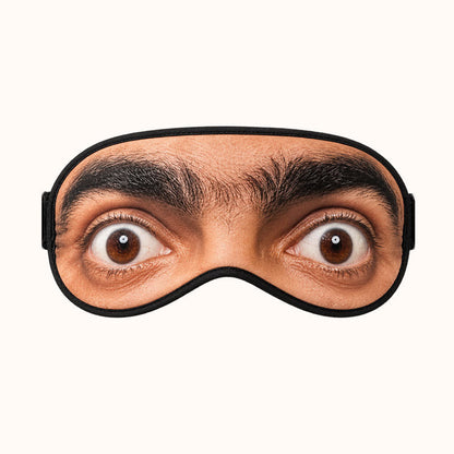 👀 Funny Open-Eye Sleep Mask – Hilarious Eye Illusion Nap Accessory for Travel, Pranks & Gag Gifts 😂🎁