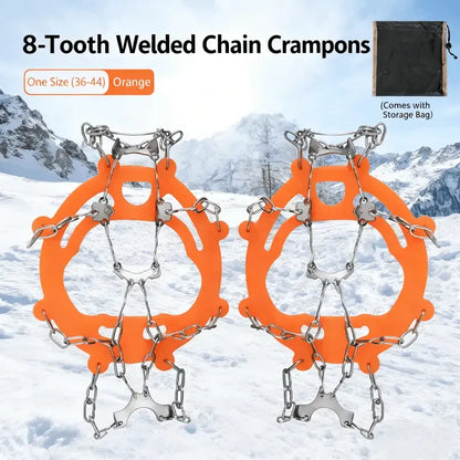 🛠️Lightweight Crampons Anti-Slip Traction Snow Grips for Walking