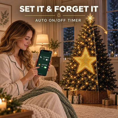 ⚡️FREE SHIPPING🔥-Smart Animated Christmas Tree Lights – App-Controlled LED Effects