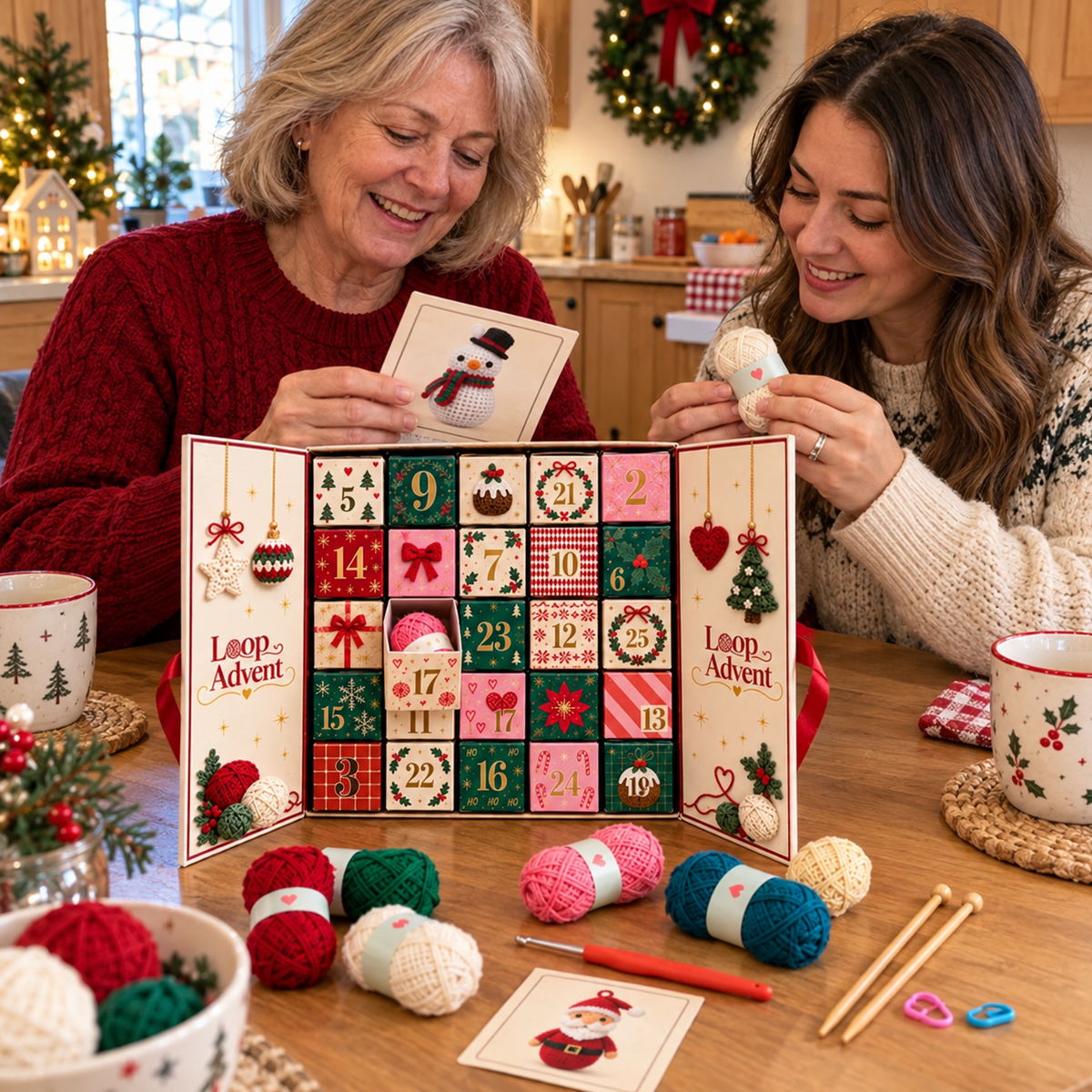 🎄 2026 Christmas Crochet Countdown：Limited Edition Trendy Collectible