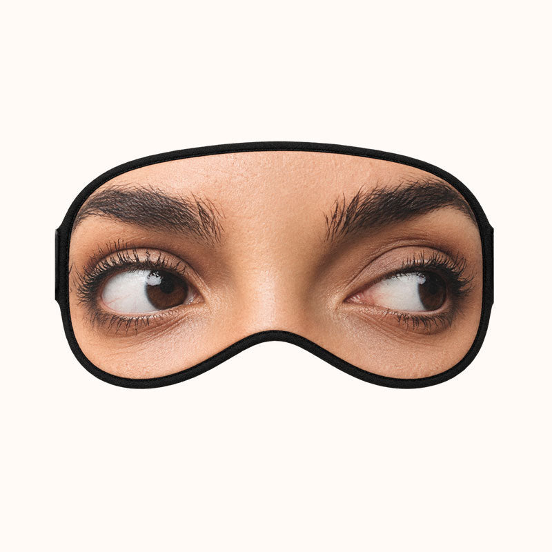 👀 Funny Open-Eye Sleep Mask – Hilarious Eye Illusion Nap Accessory for Travel, Pranks & Gag Gifts 😂🎁