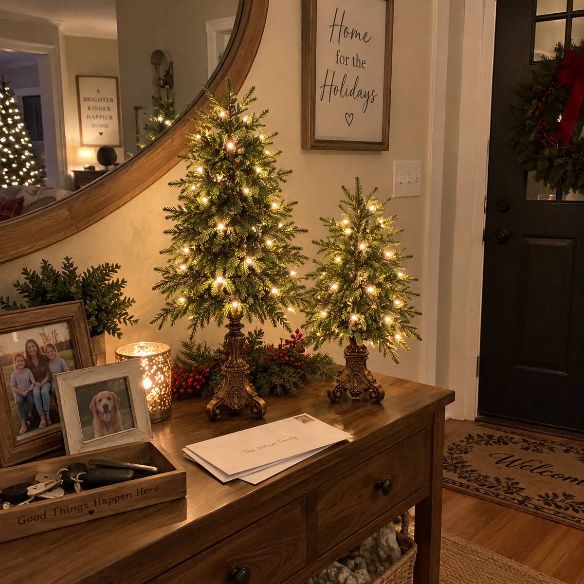 🎄✨Vintage Tabletop Christmas Trees