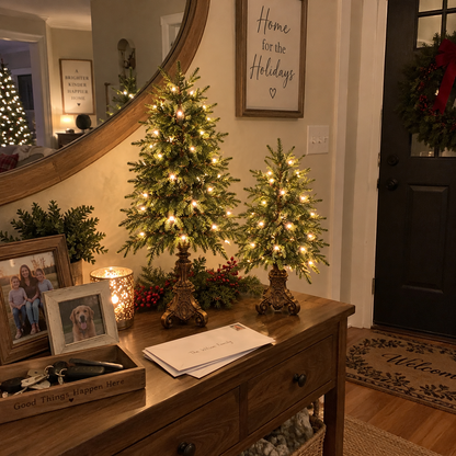 🎄✨Vintage Tabletop Christmas Trees