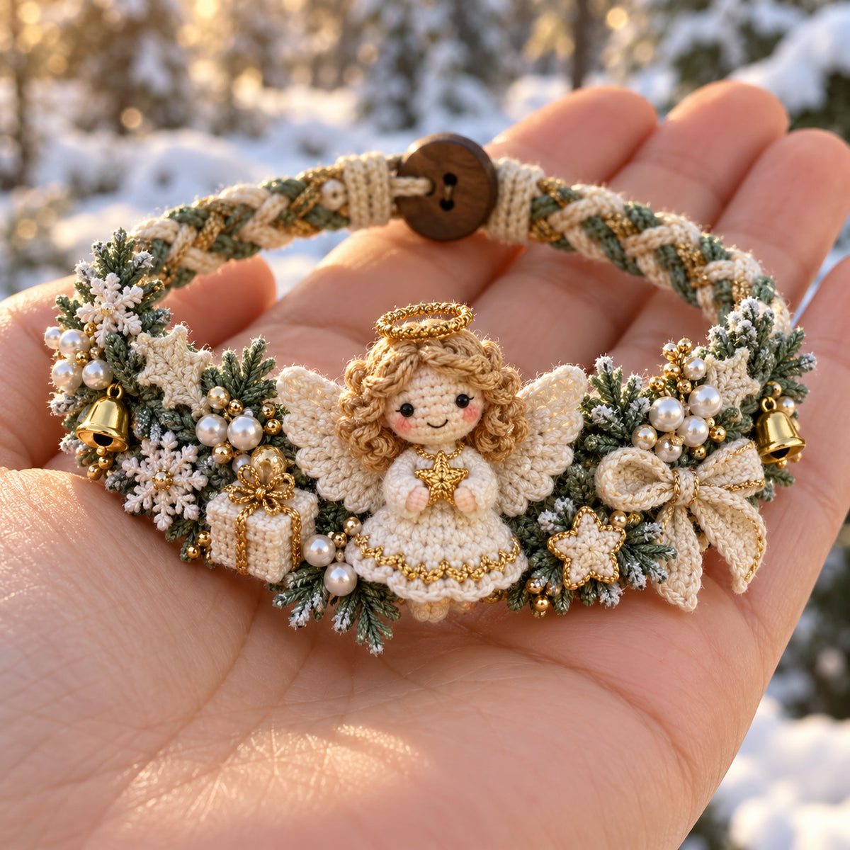Christmas Magic DIY Crochet Bracelet Craft Kit