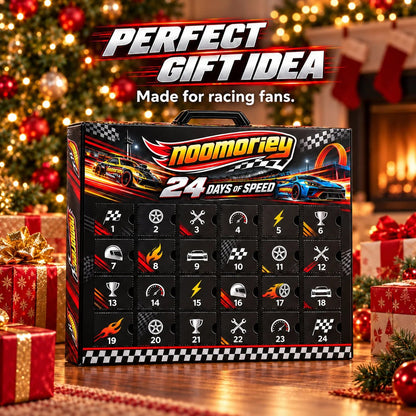 🏁 24 Days of Racing Magic – Christmas Mini Car Collector's Advent Calendar 🎄
