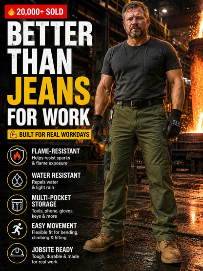 Men's Flame-Resistant (FR) Tactical Work Pants