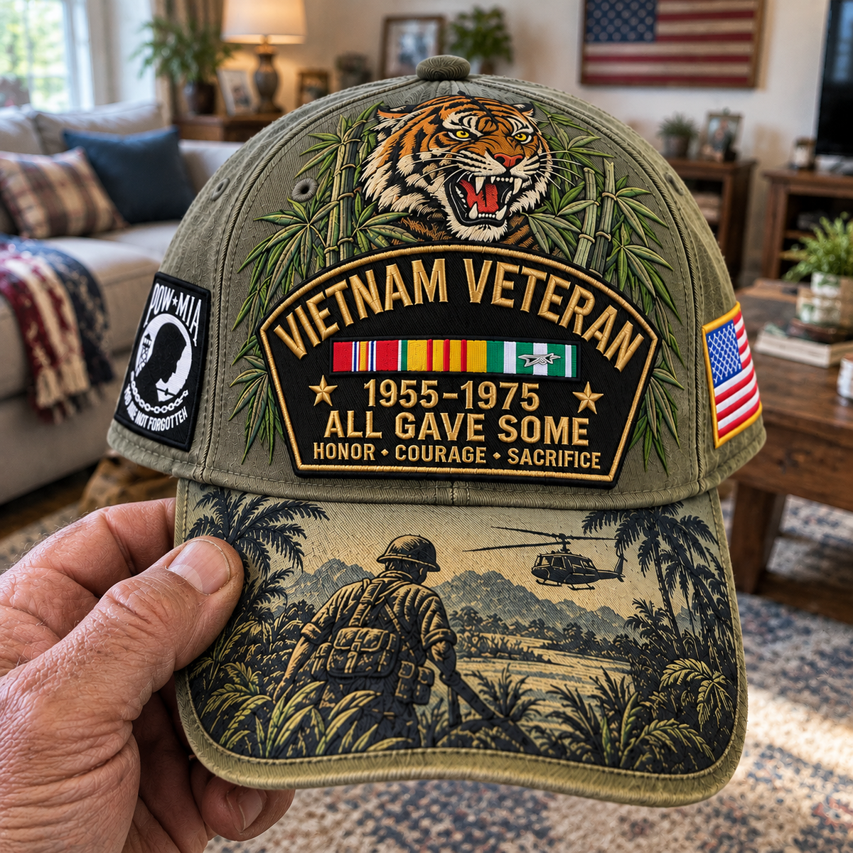 🇺🇸 Last Day Promo: 49% OFF🎖️Vietnam Veteran 1955–1975 All Gave Some Tribute Baseball Cap
