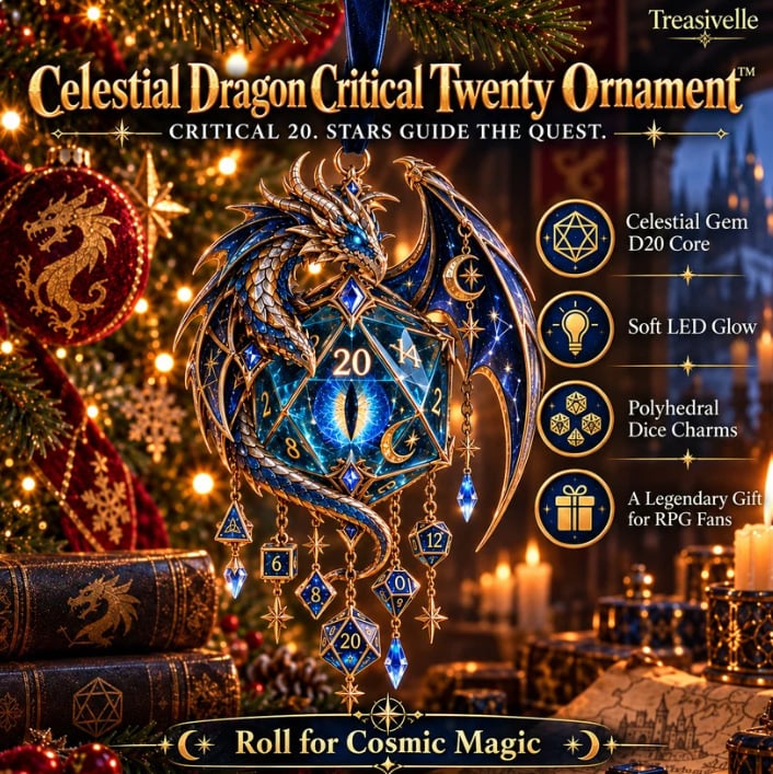 Glow Dragon Hanging Wind Chime for Fantasy Room Styling