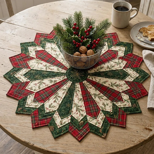 👉🔥💯Christmas Flower Diatomaceous Earth Placemat丨Finished Mat