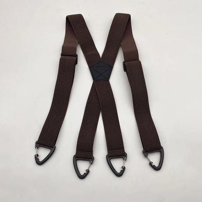 Limited time 50% off-Men's X-Back Suspenders with Hook Clips