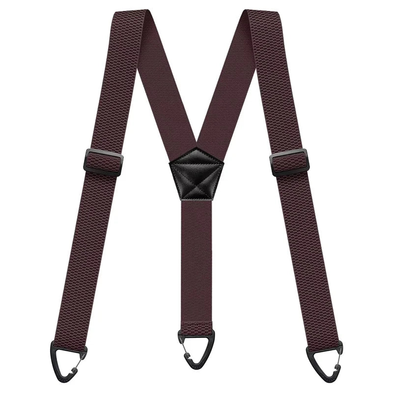 Limited time 50% off-Men's X-Back Suspenders with Hook Clips