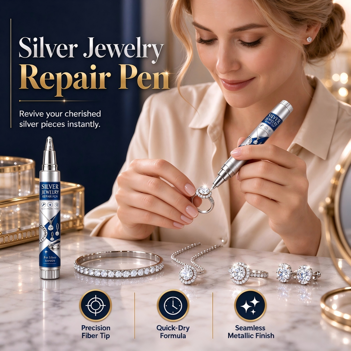 Silver Jewelry Scratch Concealer & Touch-Up Pen