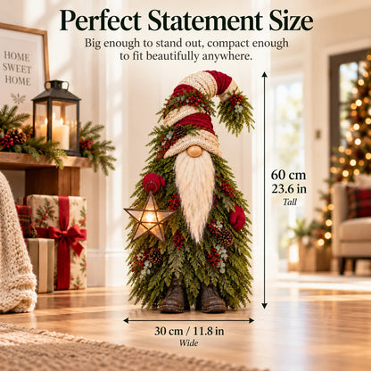 🔥Evergreen Star Gnome™ Lighted Christmas Woodland Decor