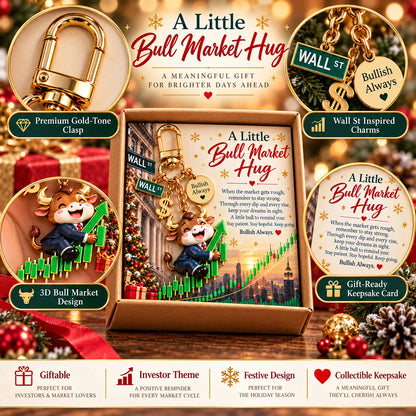Bullish Trader Inspirational Keychain Gift Set