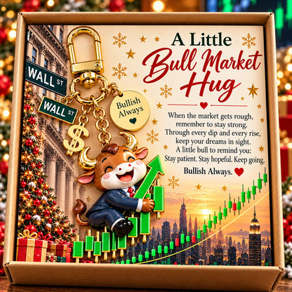 Bullish Trader Inspirational Keychain Gift Set