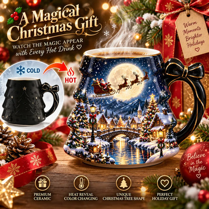 🎄 Last Day 50% OFF🎁Christmas Magic Color-changing Mug – Heat Reveal Holiday Gift