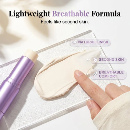 🤍Limited Buy 2 Get 1 Free!!💄 2-in-1 Color Changing Foundation Stick ✨Conceals Blemishes & Redness, Long Lasting 💗