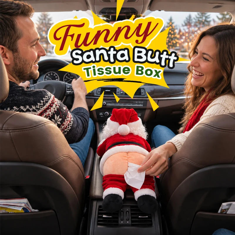 Santa novelty tissue holder