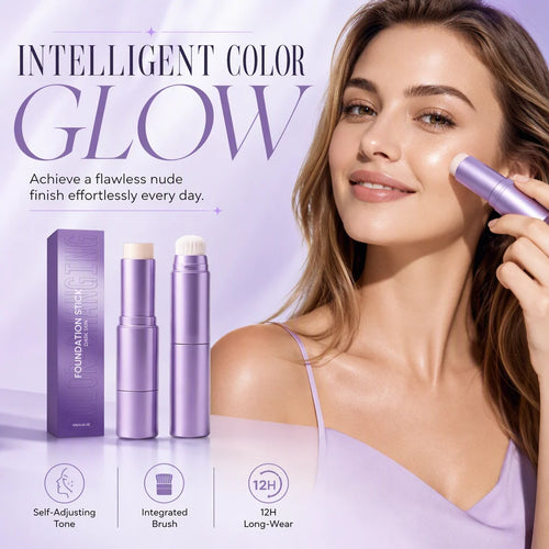 🤍Limited Buy 2 Get 1 Free!!💄 2-in-1 Color Changing Foundation Stick ✨Conceals Blemishes & Redness, Long Lasting 💗