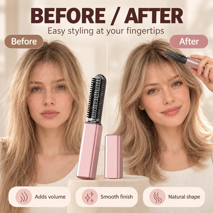Mini Cordless Heated Hair Styling Comb