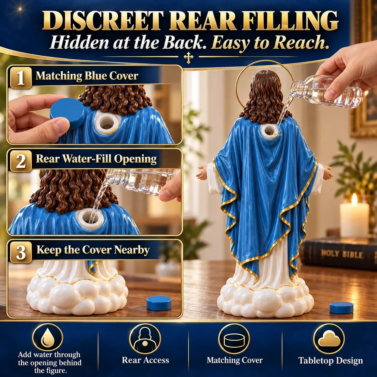Jesus-Inspired Mist Humidifier