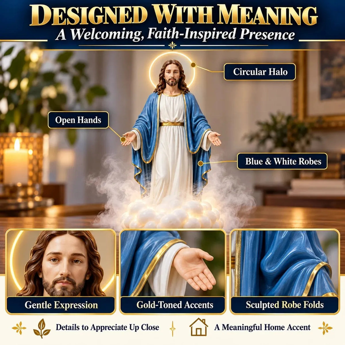 Jesus-Inspired Mist Humidifier