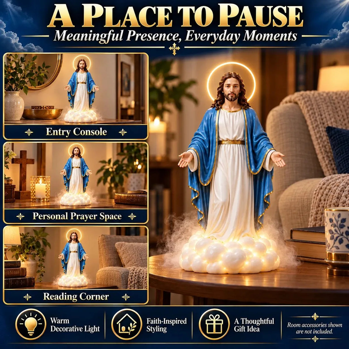 Jesus-Inspired Mist Humidifier