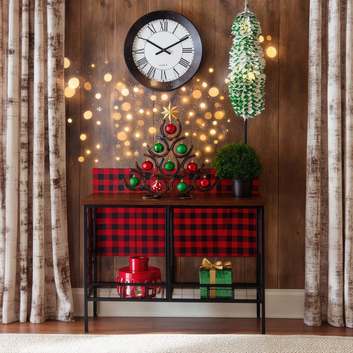 🐎 Lucky Horseshoe Holiday Tree | Rustic Western Christmas Decor