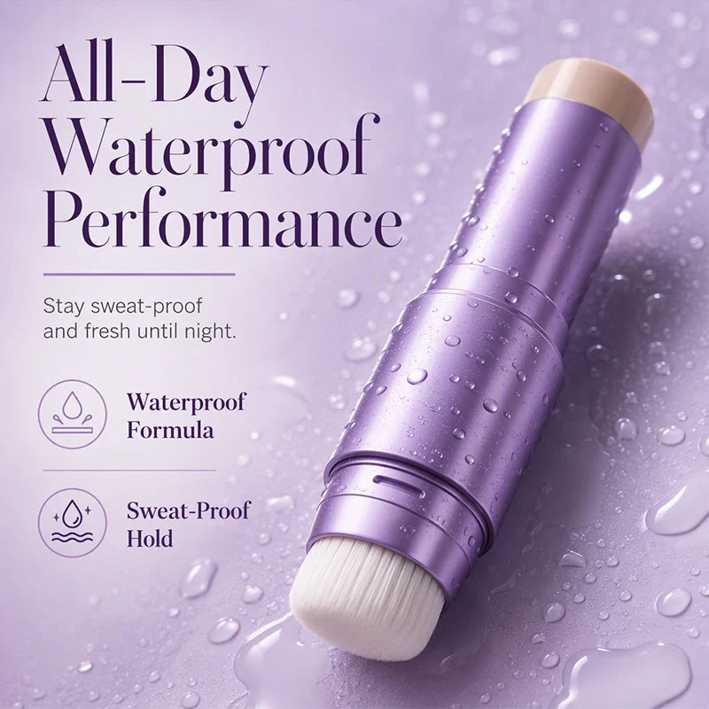 🤍Limited Buy 2 Get 1 Free!!💄 2-in-1 Color Changing Foundation Stick ✨Conceals Blemishes & Redness, Long Lasting 💗