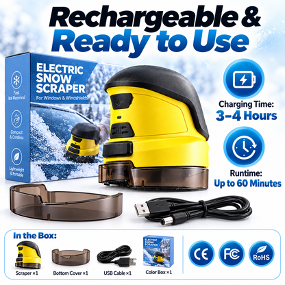 🚗❄️ Cordless Electric Ice Scraper – Fast & Easy Windshield Snow Removal