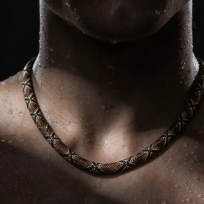 🐍Serpent Statement Necklace – A Symbol of Mystery & Power✨