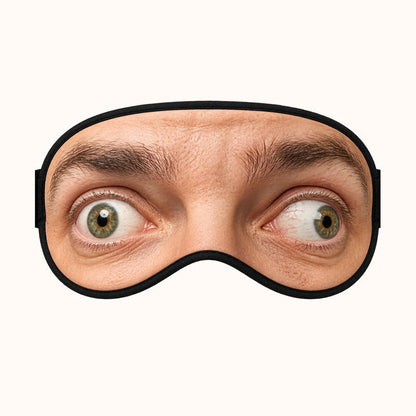 👀 Funny Open-Eye Sleep Mask – Hilarious Eye Illusion Nap Accessory for Travel, Pranks & Gag Gifts 😂🎁