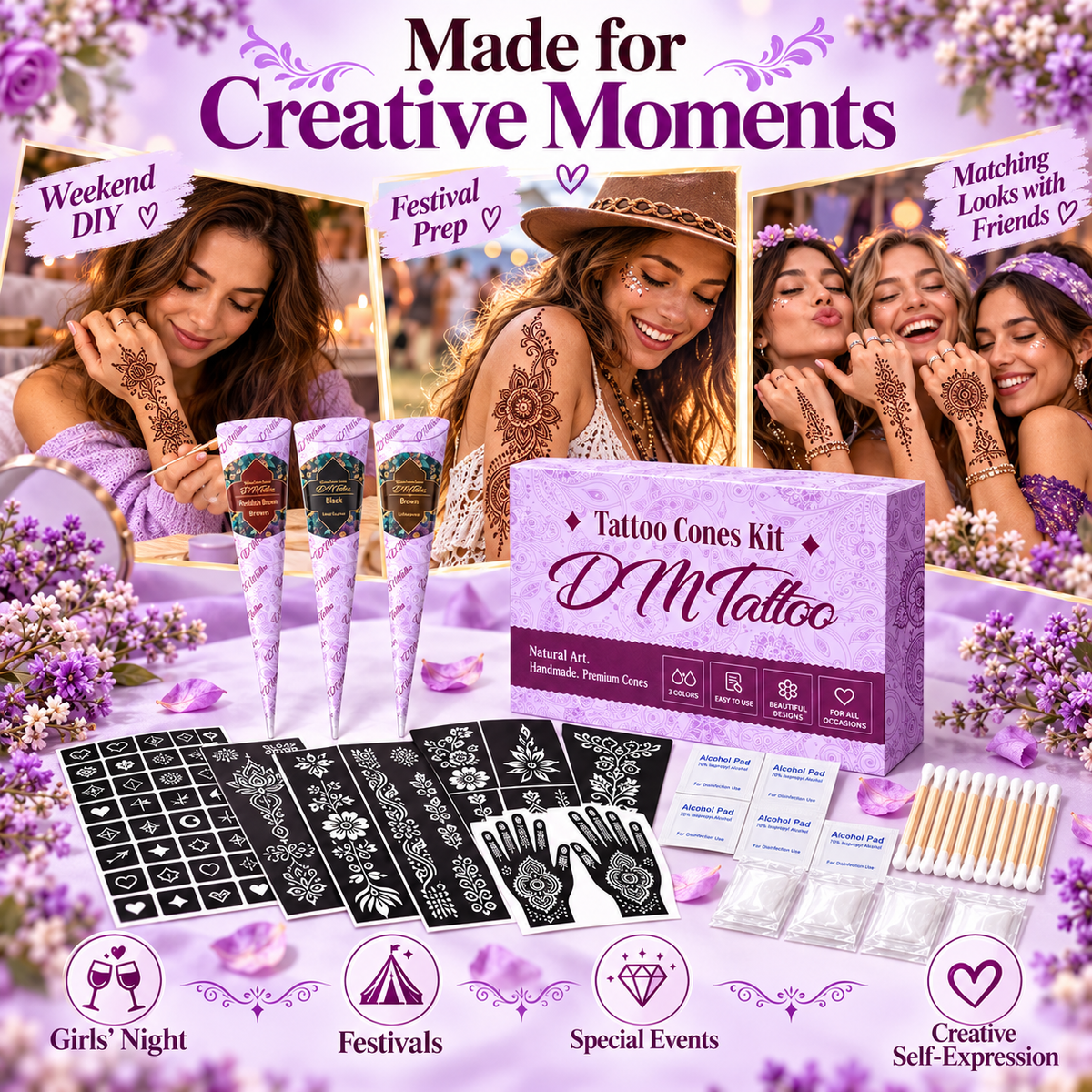 Lifestyle inspiration featuring DIY kit and creative occasions