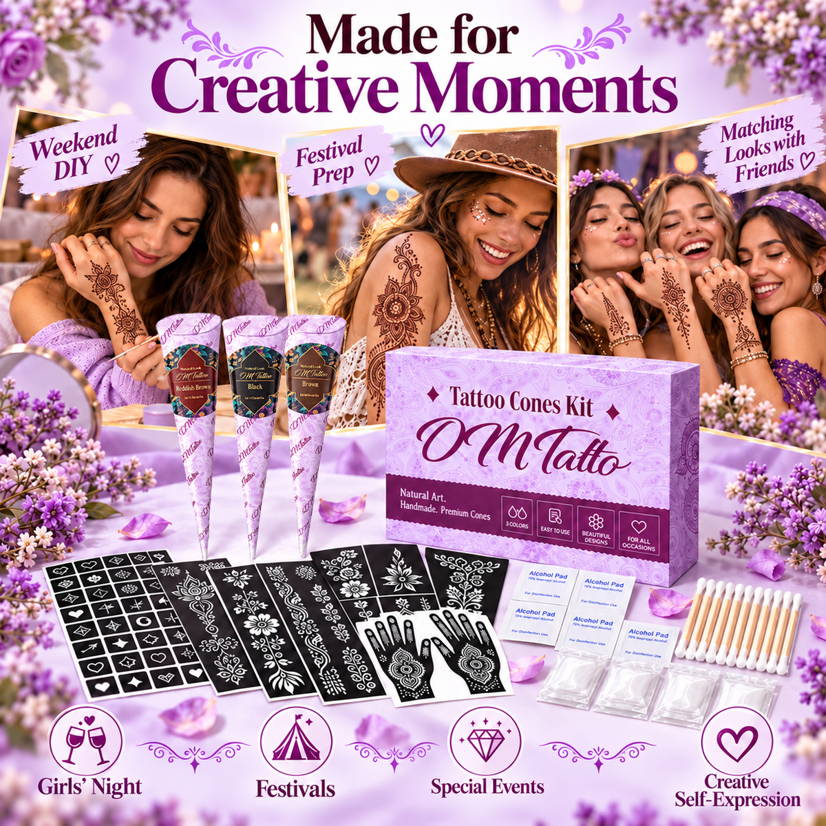 Lifestyle inspiration featuring DIY kit and creative occasions