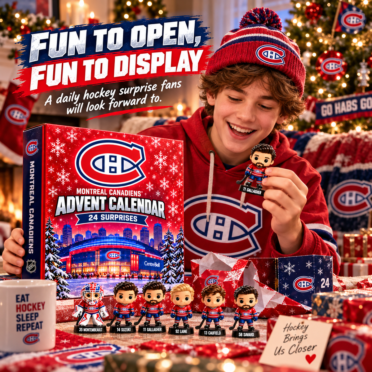 Montreal Canadiens Hockey Advent Calendar